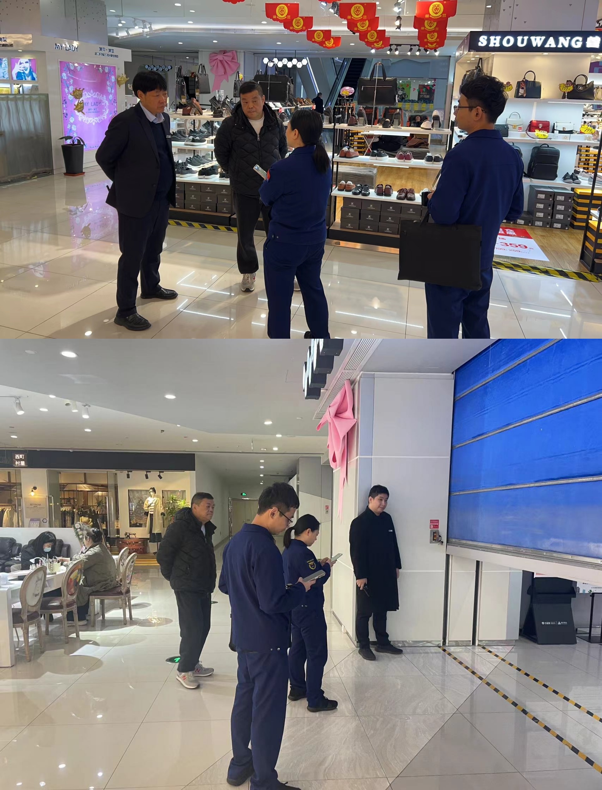 拱墅区消防大队莅临水晶城检查消防清静