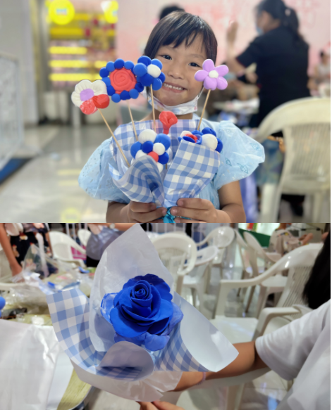 水晶城“情满西席-超轻粘土花束DIY”活动圆满举行