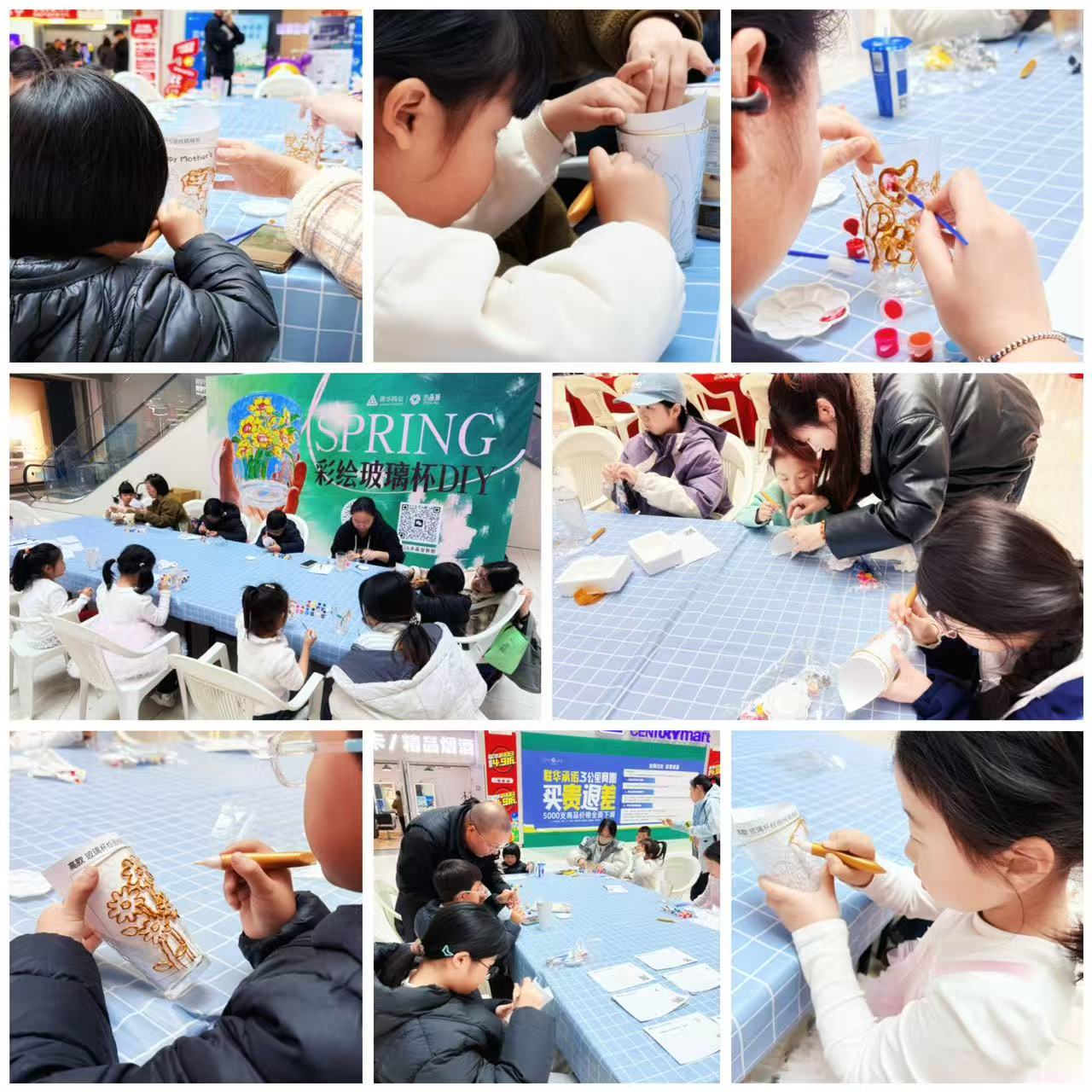 春日绘新意，，，杯间藏春光 ——水晶城彩绘玻璃杯 DIY 活动圆满落幕