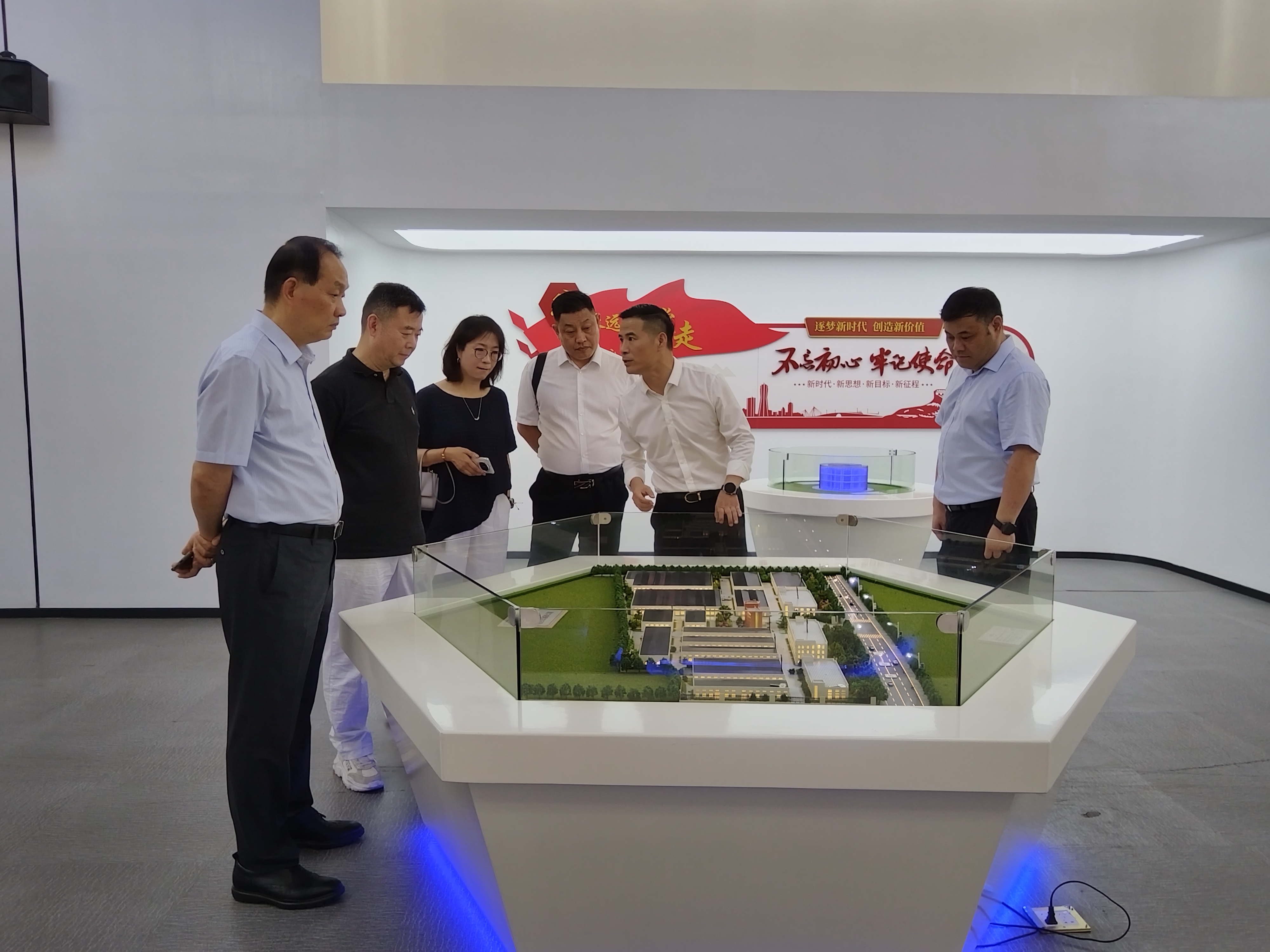 浙江旅游投资集团副总司理蔡耘一行莅临9227新葡的京集团文创集团调研指导