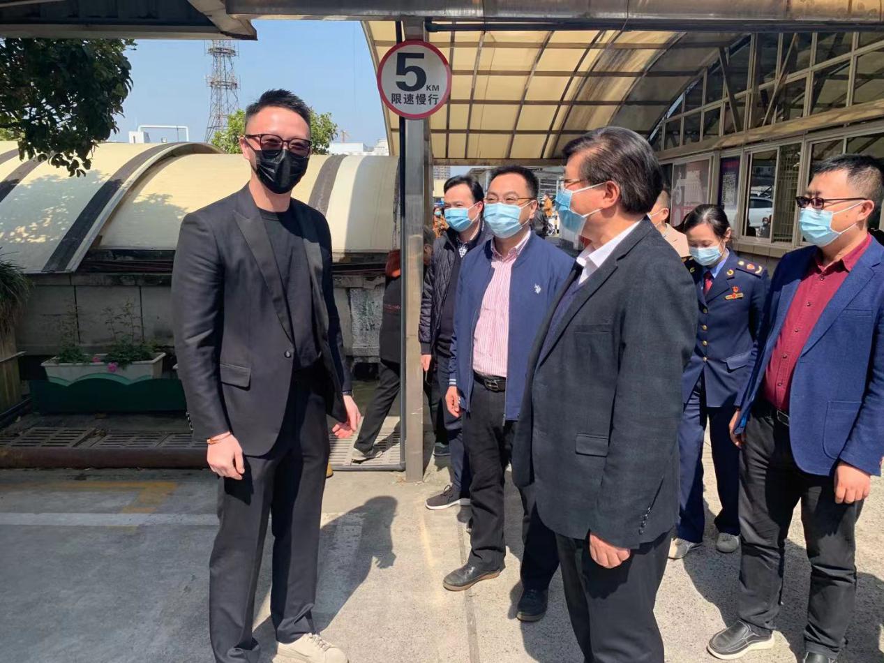 杭州市市场监视治理局范建军局长 走访钱江商城检查指导疫情防控事情