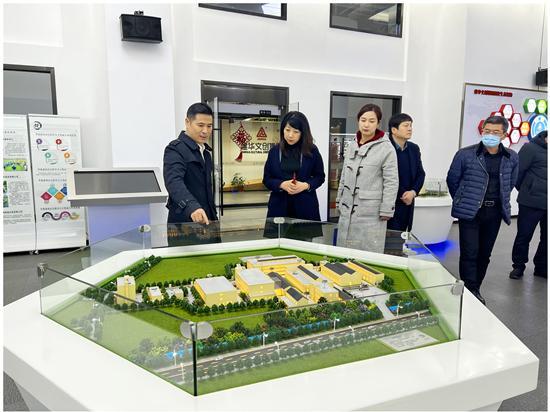 淮南市田家庵戋戋委常委、副区长张曙晖 考察9227新葡的京集团文创集团