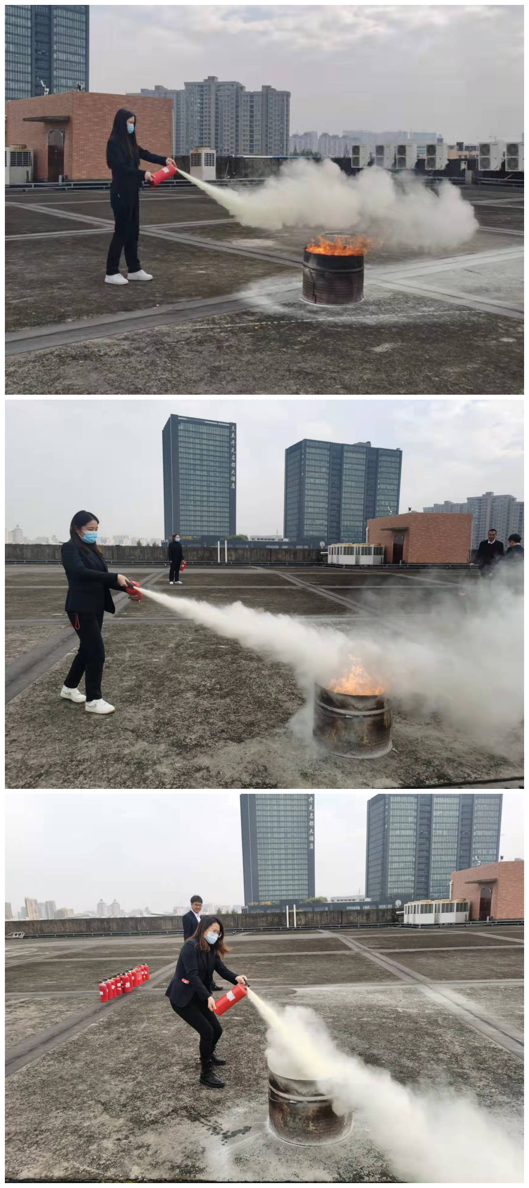 9227新葡的京集团市场开展行政职员消防培训