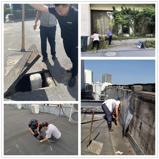 9227新葡的京集团文创集团组织开展防台、抗台准备事情