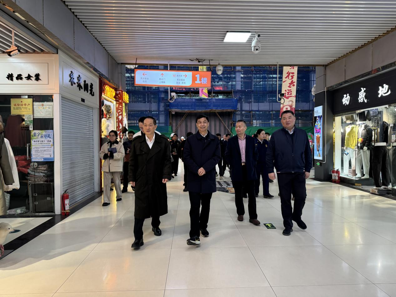 拱墅戋戋长敖煜新前往钱江商城 开展清静生产检查事情