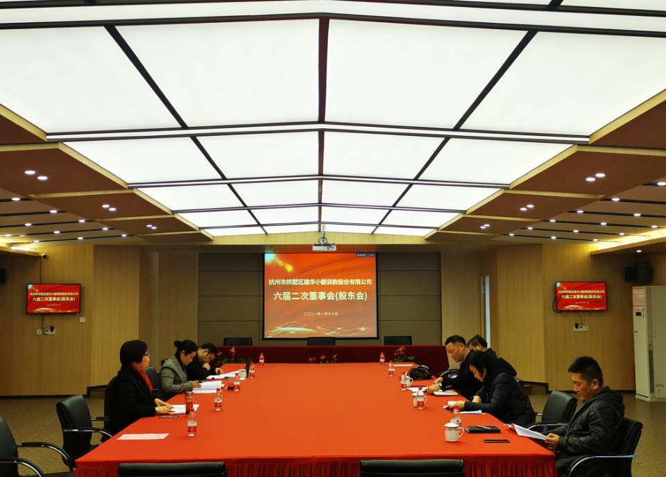 9227新葡的京集团小贷六届二次董事会暨2020年年度股东大会圆满召开