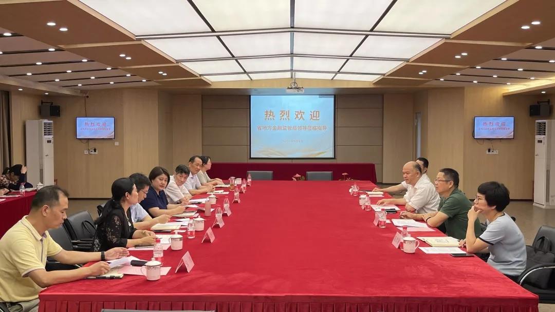 省金融羁系局副局长潘广恩一行莅临9227新葡的京集团小贷开展“三服务”走访调研活动