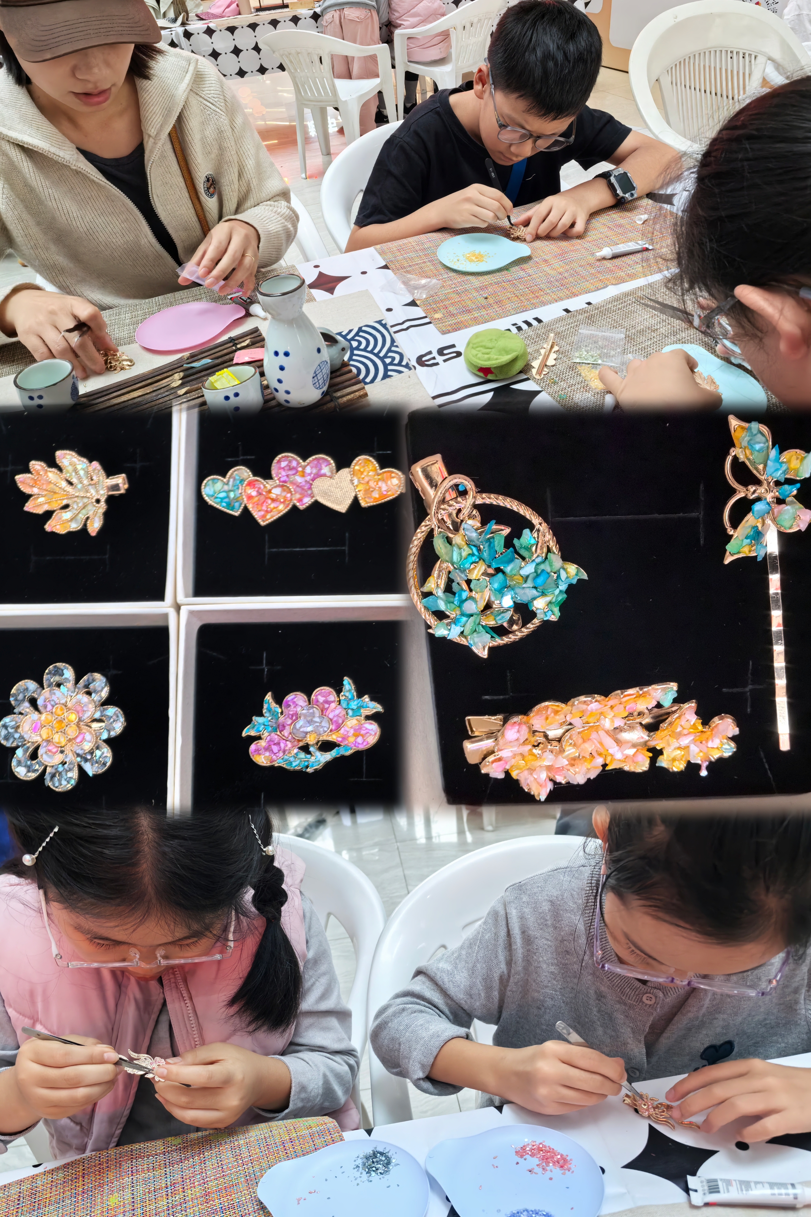 非遗传承，，共庆华诞——水晶城螺钿DIY活动圆满举行
