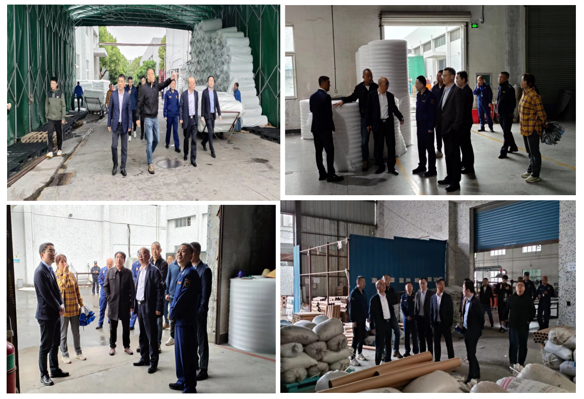 临平区向导莅临塘栖9227新葡的京集团科创工业园开展消防清静检查指导事情